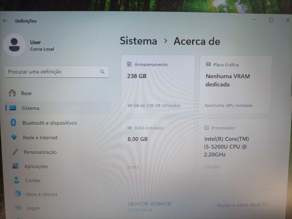 Lenovo ThinkPad E550 core i7 RAM 8gb SSD 240gb