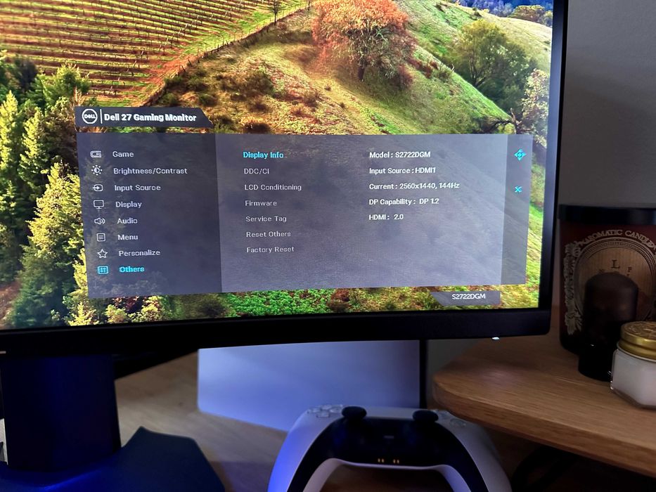 Monitor DELL S2722DGM 27" 2560x1440px 165Hz 1 ms Curved