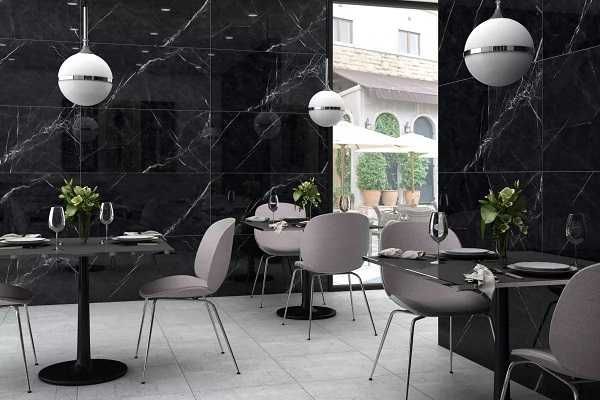 Tanie płytki ceramiczne CHER NERO 60x120 poler