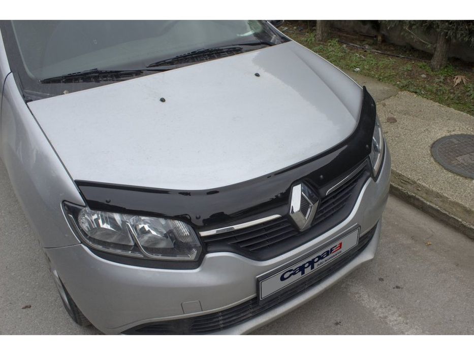 Renault Logan MCV 2013-2022 рр. Дефлектор капоту (EuroCap)