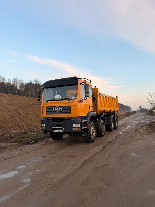 MAN TGA 8x6 wywrotka hydroburta