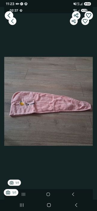Nowy ręcznik na mokrą głowę
