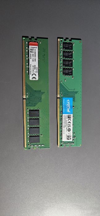 RAM DDR4 2666MHz 8Gb x2 firmy crucial i kingston