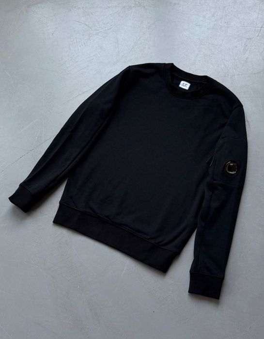 Світшот C.P. COMPANY, блискавка YKK, кругла лінза