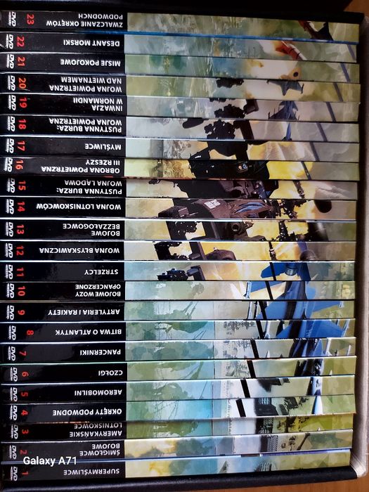 Kolekcja płyt DVD Wojna i broń