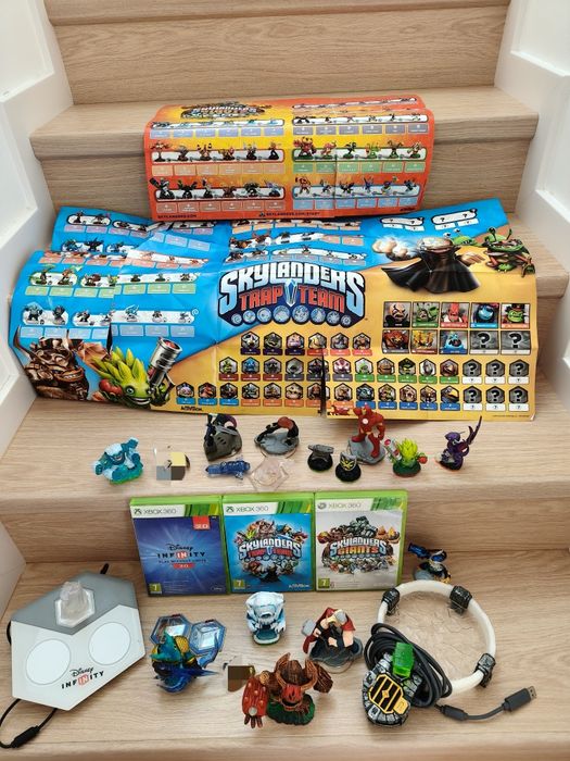 Figurki skylanders Disney 3 gry Xbox 360