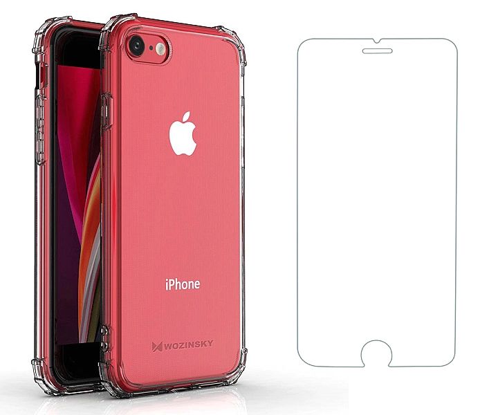 Etui A-Shock + Szkło do iPhone 7 / 8 / SE 2020