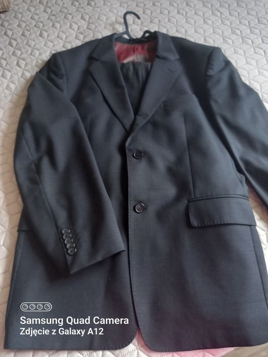 Garnitur męski 182/104,90 ciemno szary