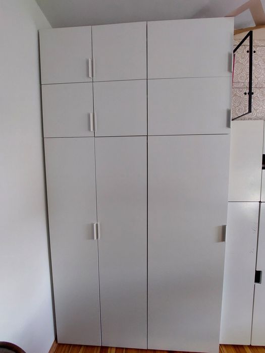 Garderoba Stuva Ikea wysoki regał x2 + Platsa