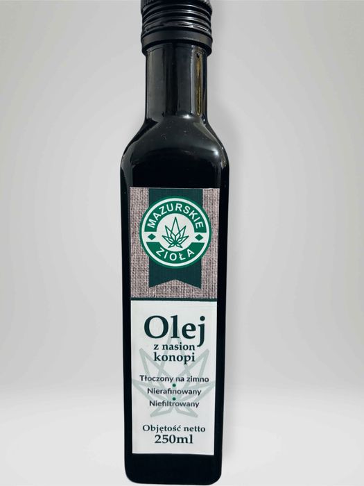 Olej tloczony na zimno z EKO- certyfikatem