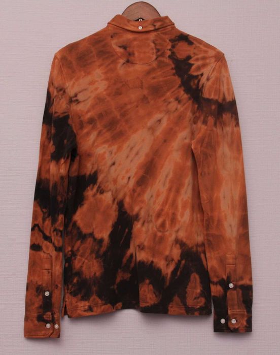 FARAH рр S поло из хлопка пике bleach dye
