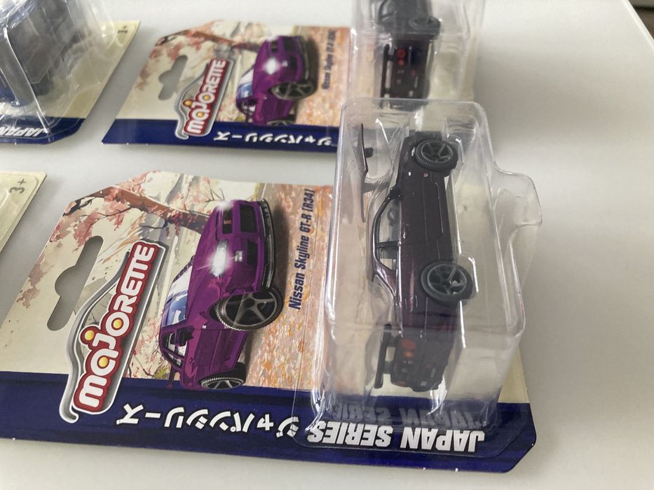Zestaw 4 Majorette Japan Series x2 SkyLine Honda Civic Lancer evo 9 ;)