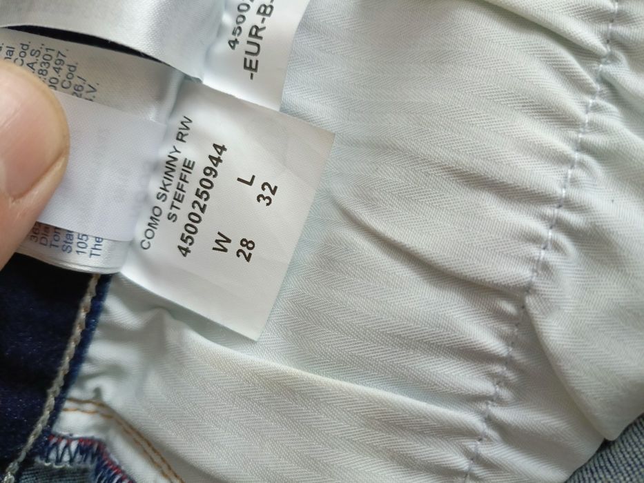 Damskie jeansy Tommy Hilfiger Como Skinny W28 L32 – Granatowe – Jak No