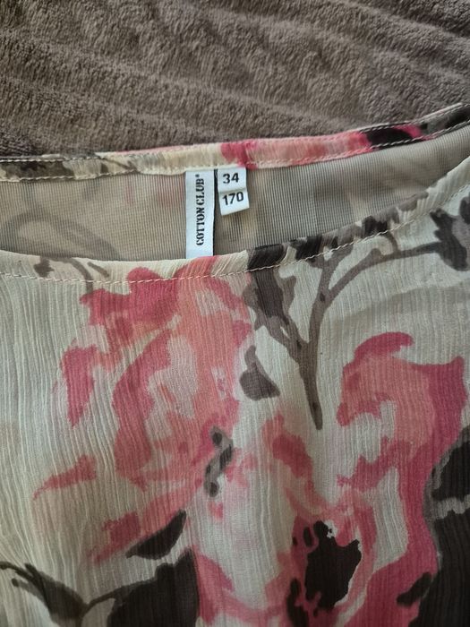 Sukienka rozm. 34 cotton club jedwab