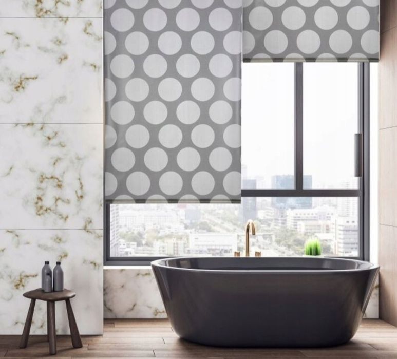 Relaxdays Roleta zależna prysznicowa 100cm x 240cm