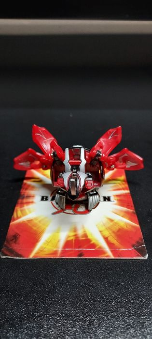 Bakugan Pyrus Mercury Dragonoid [custom] - Mechanitium Surge