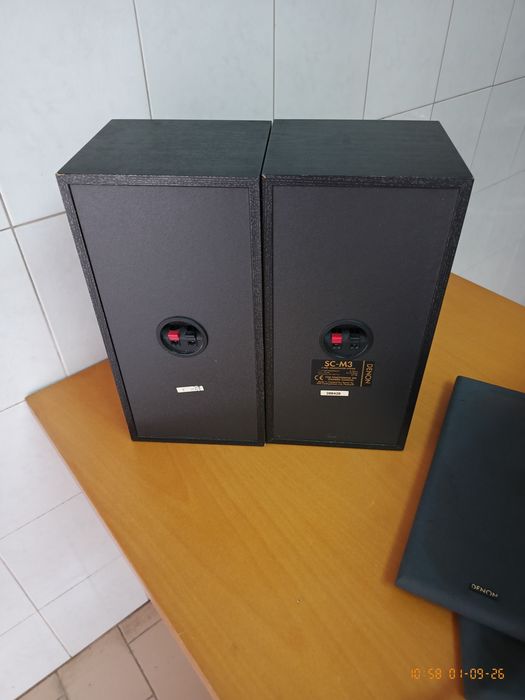 Colunas DENON hi fi 50 w