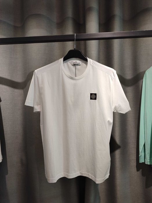 Футболка STONE ISLAND 24113 Short Sleeve T-Shirt White SI0155-WT