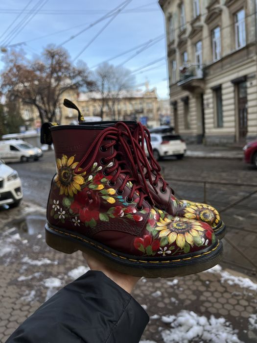 Dr.Martens шкіряні берци гади черевики оригінал мартінси коричневі