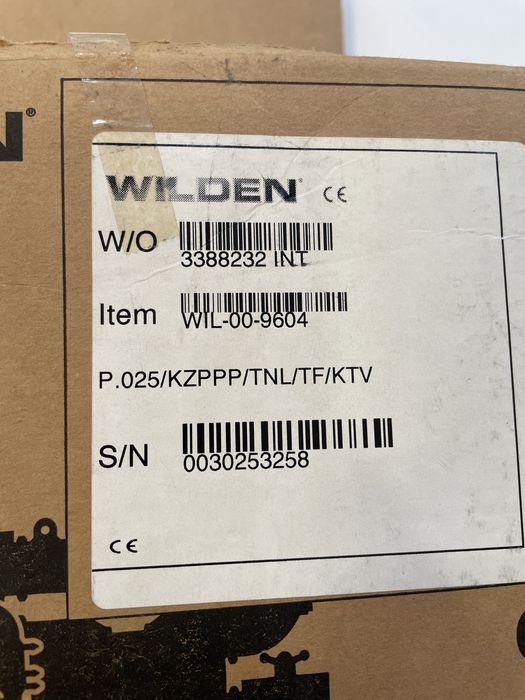 Bomba Pneumática Diag. Wilden P.025 Plastic Pro-Flo (Nova)