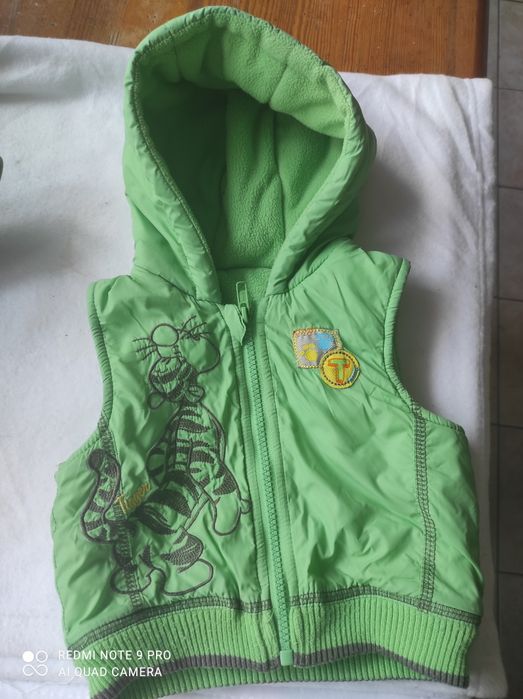 Bezrękawnik niemowlęcy dla chłopca r. 62