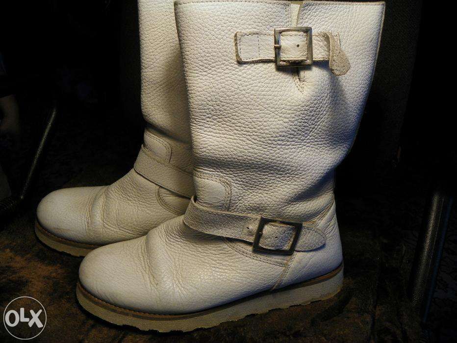 Сапоги кожаные Италия.