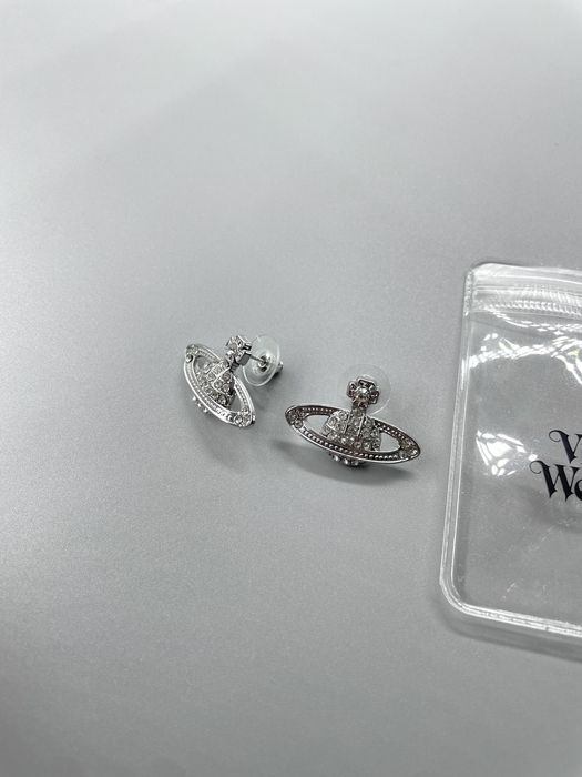 Vivienne Westwood orb Сережки кольє кулон серьги в стилі miu miu bas