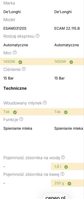 Ekspres do kawy DeLonghi ESAM 03.120.S