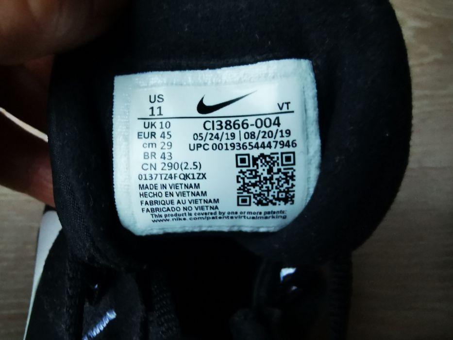 Sneakersy Air Max 270 React CI3899 02 Czarne r. 45