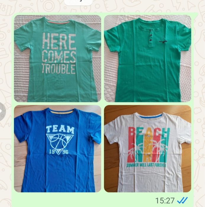 Lote de 4 t-shirts menino, da Zippy