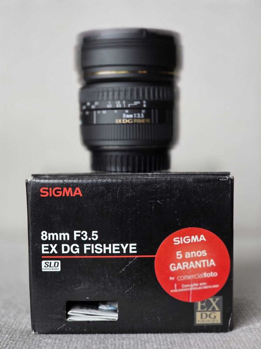 SIGMA 8mm F3.5 EX DG – Perspectiva Ultra Angular Olho de Peixe