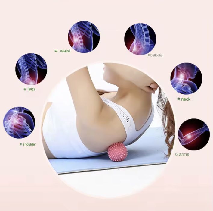 Мяч для массажа тригерных точек с шыпами