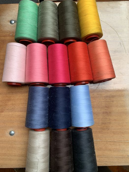 Нитки для шиття бавовняні та синтетичні