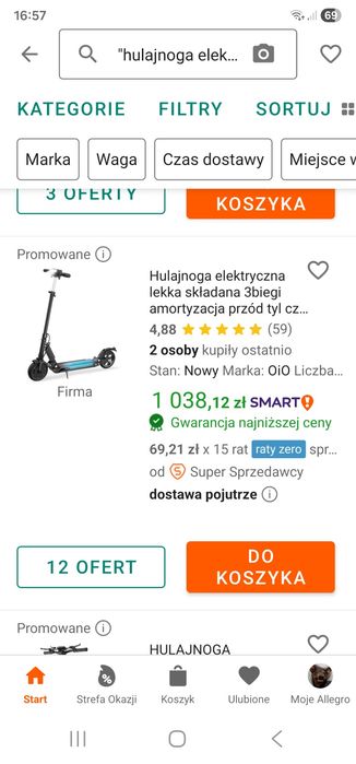 Hulajnoga elektryczna