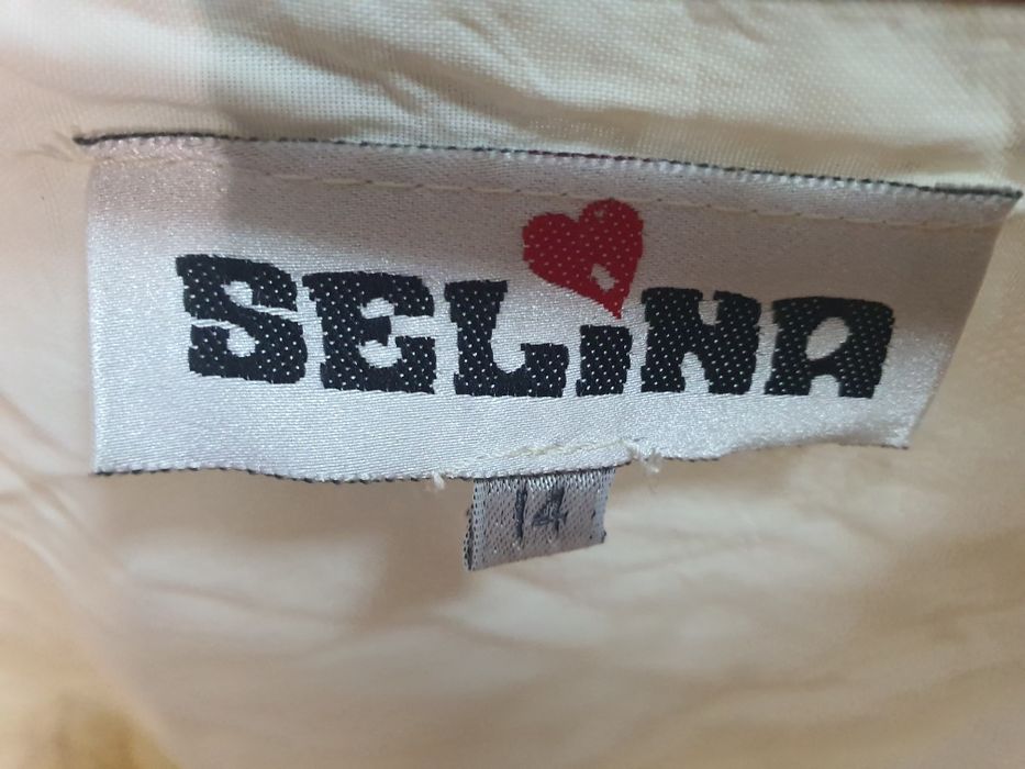 Suknia ślubna lub wieczorowa kremowa