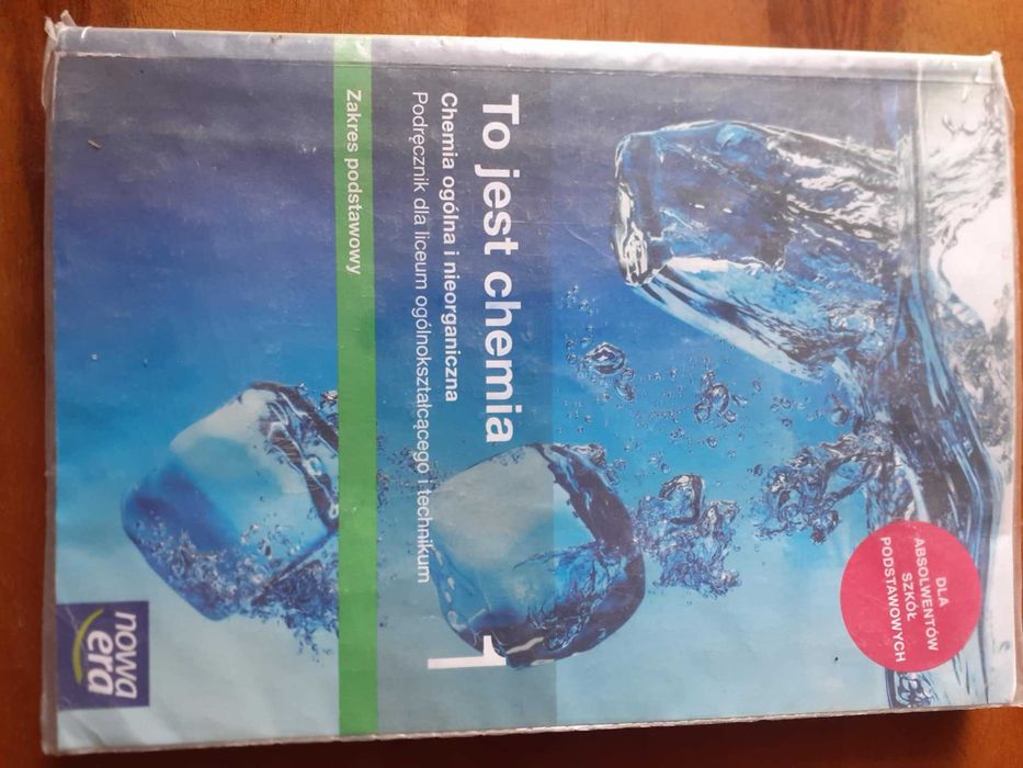 To jest chemia1,  z. podstawowy podręcznik do chemii klasy 1/2 liceum