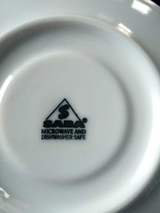 Zestaw kawowy Saba 6-osobowy - biały matowy