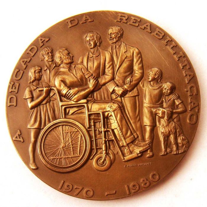 Bronze Medal for the Decade of Rehabilitation of People with Disabilities by CABRAL ANTUNES