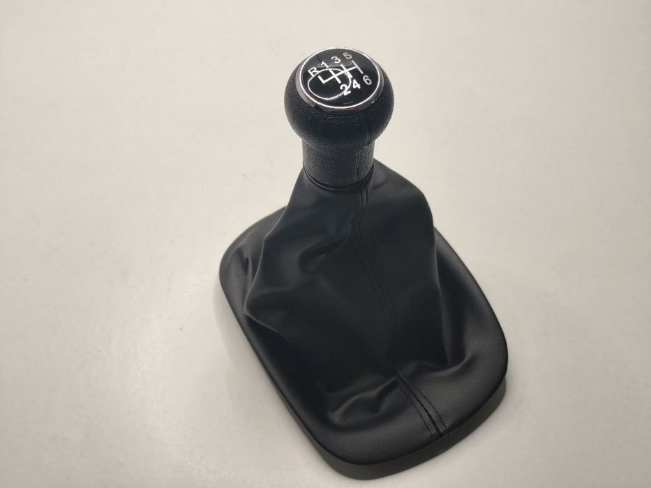 Manete Fole Mudanças VW Passat B5 B5.5 3B 3BG Moca Alavanca Caixa Velocidades Punho 5v 6v Coifa Pega Forro Couro Aro Moldura Base Novo