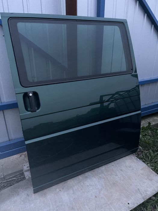 Drzwi lewe boczne suwane vw t4 szyba as3