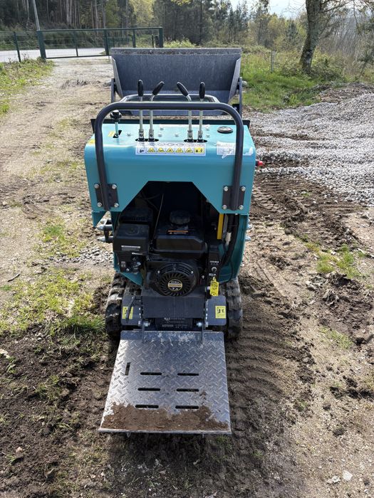 Mini Dumper 500kg com Pá (como novo)