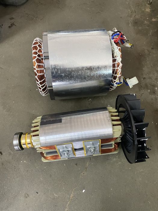 Електро двигун для генератора, альтернатор, ротор, статор