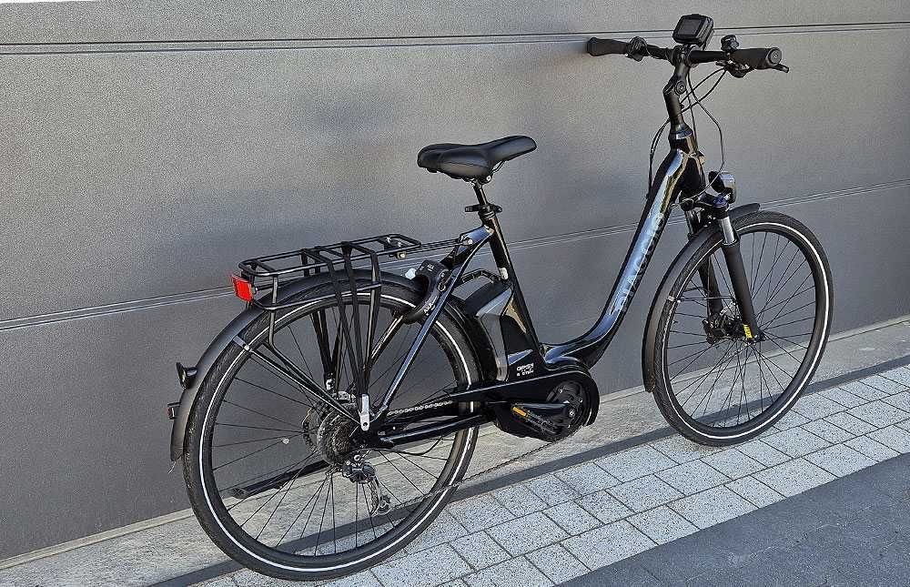 Jak nowy! PIAGGIO WIBIKE Shimao Deore Hydraulika GPS rower elektryczny