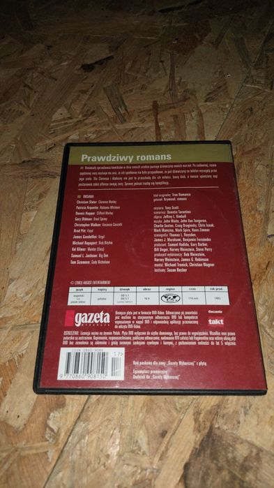 Prawdziwy romans film na DVD, reż. H. Zimmer, 1993