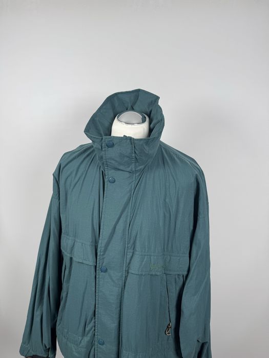 Vintage lekka kurtka Timberland męska wiatrówka z chowanym kapturem XL