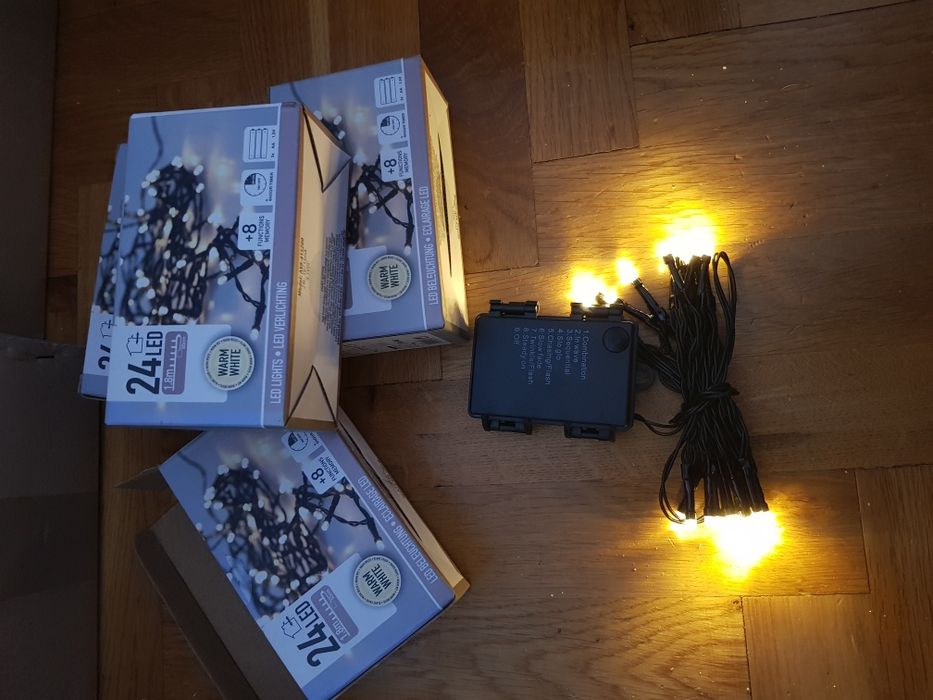 Lampki na choinkę lub stroików na baterie