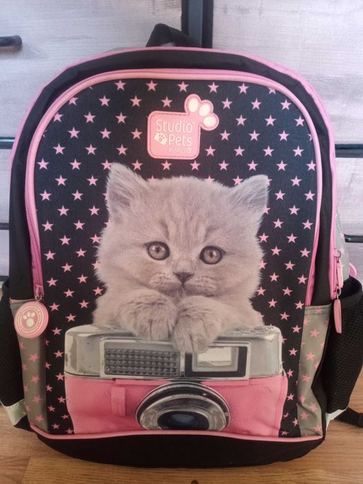 Plecak szkolny z kotkiem – Studio Pets