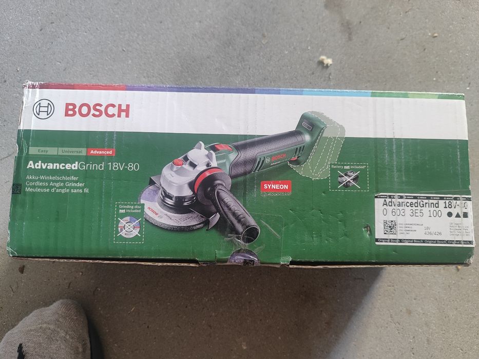 Kątówka Bosch AdvancedGrind 18v-80