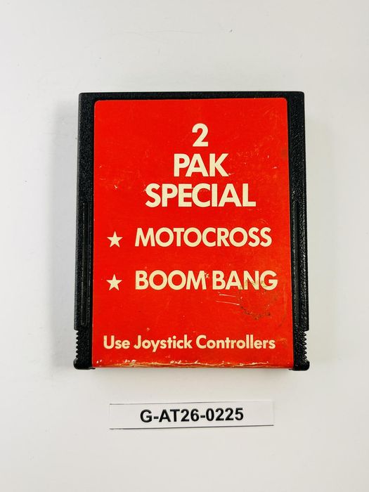 2 Pak Special: Motocross / Boom Bang Atari 2600
