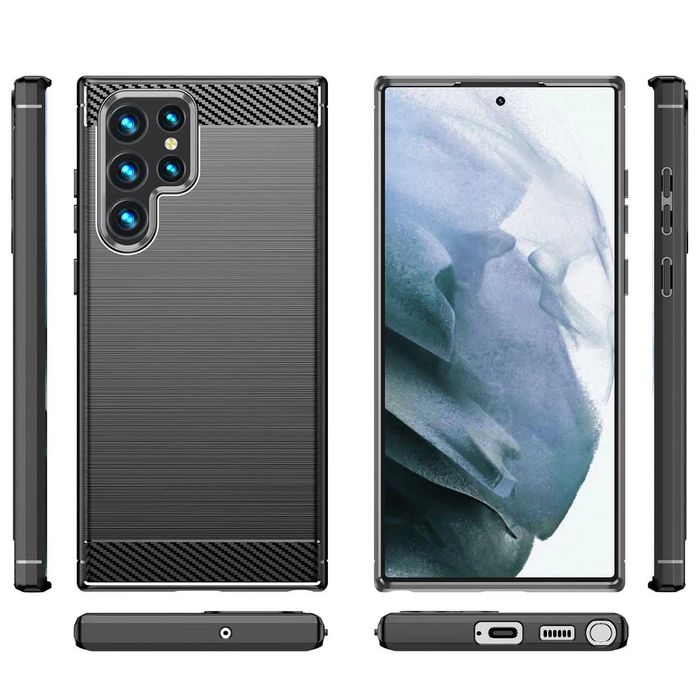 etui Carbon Case do Samsung: S20 FE S21 plus S21 FE S22 S22+ S23 S24